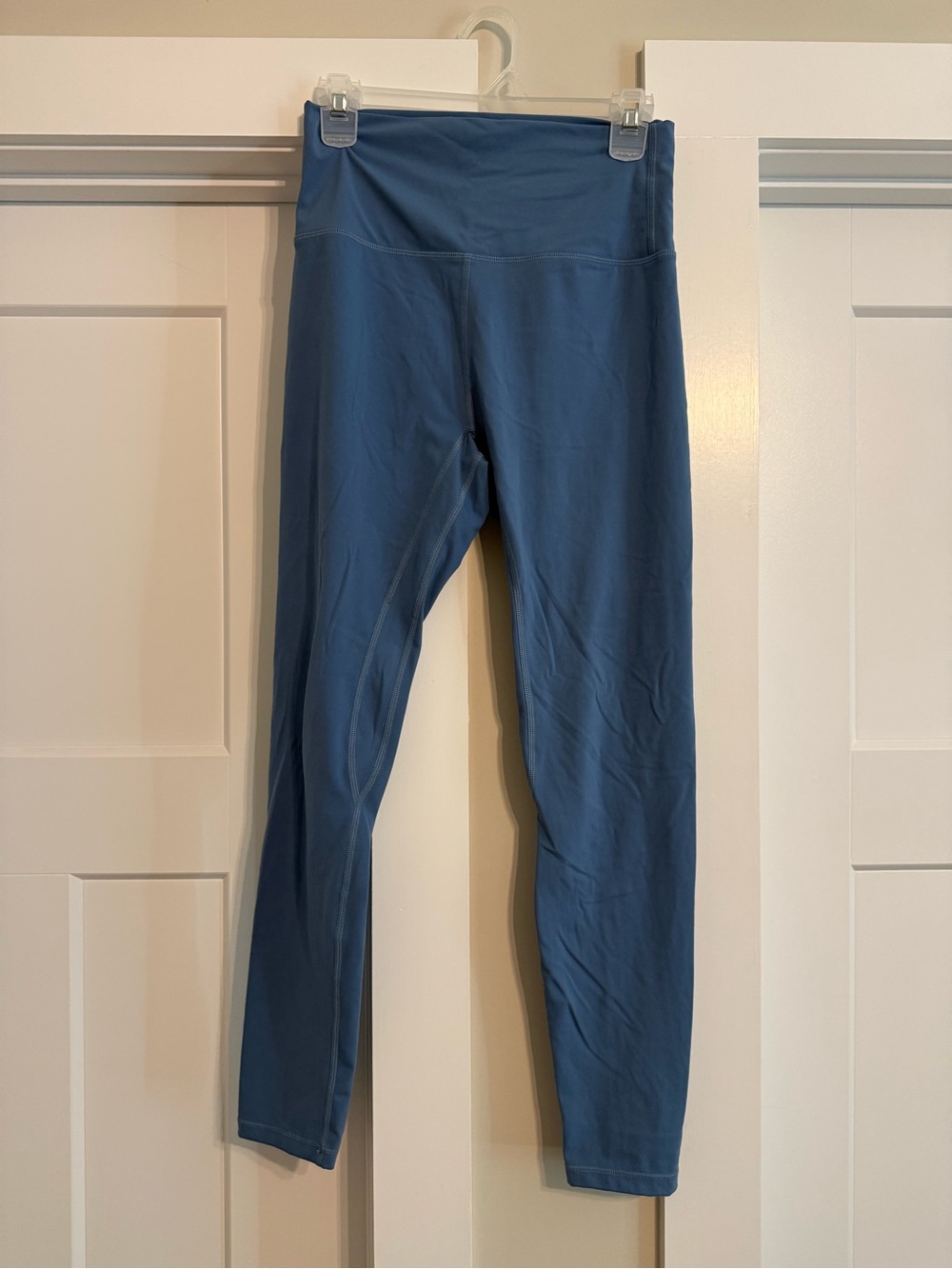 High-Rise Women's Leggings in Slate Blue